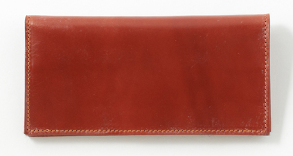 LONG WALLET WITH CURVED ZIP